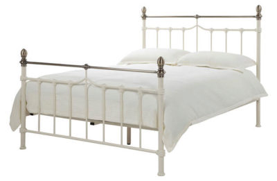 Silentnight Sydney Double Bed Frame - Cream.